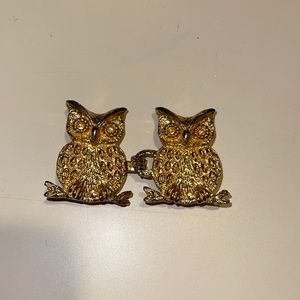 Vintage Mimi D owls belt buckle
